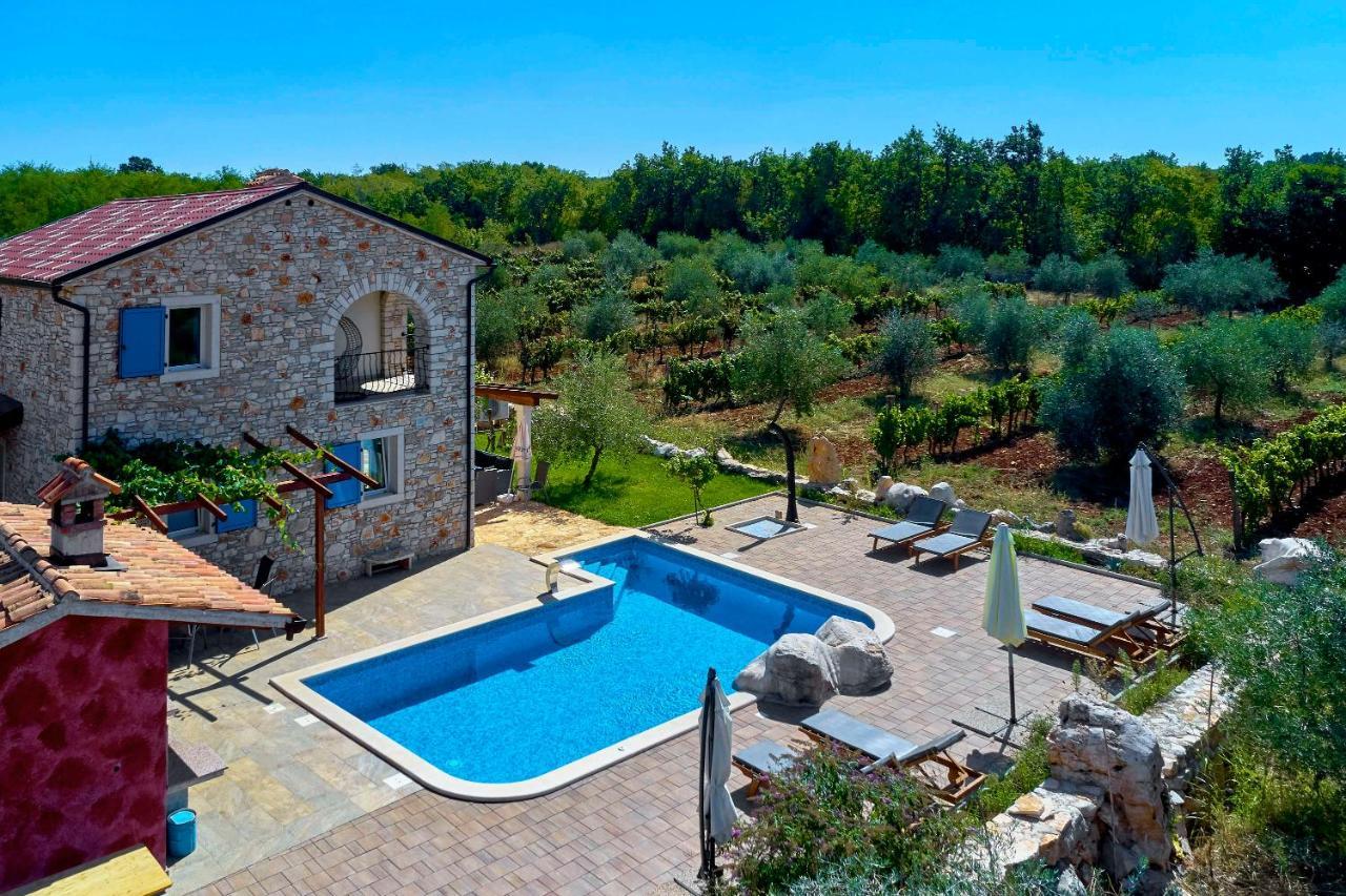 Villa Relax House Surrounded By Olives And Vineyard à Stifanići Extérieur photo